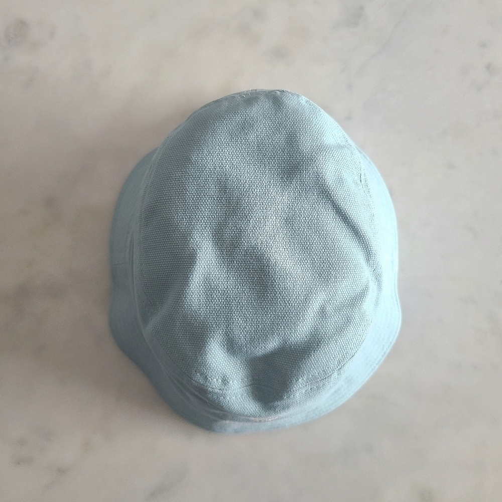 Isabel Marant Haley Embroidered Logo Bucket Hat, Size Medium, Aqua, NWT - Picture 11 of 16
